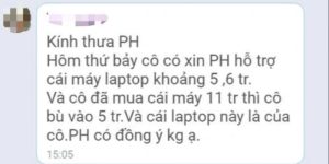 Nội dung vụ cô giáo xin tiền phụ huynh mua laptop