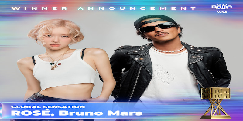 Rosé và Bruno Mars hoan hỉ rinh cúp phụ chấn động toàn cầu về nhà