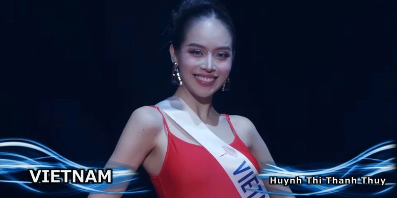 Hoa hậu Thanh Thủy - Miss International 2024 trong phần thi áo tắm